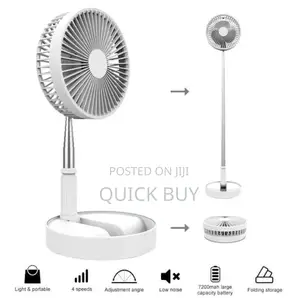 Portable Rechargeable Foldable Fan/Stand Fan/Led Light