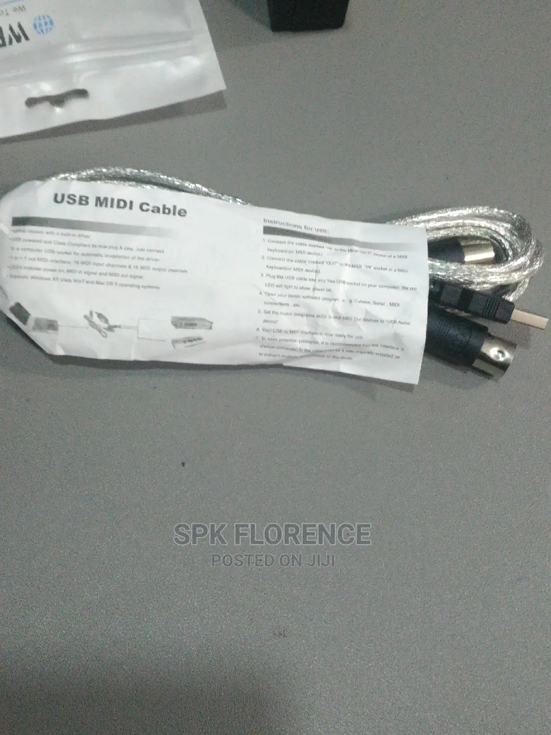 USB Midi Cable