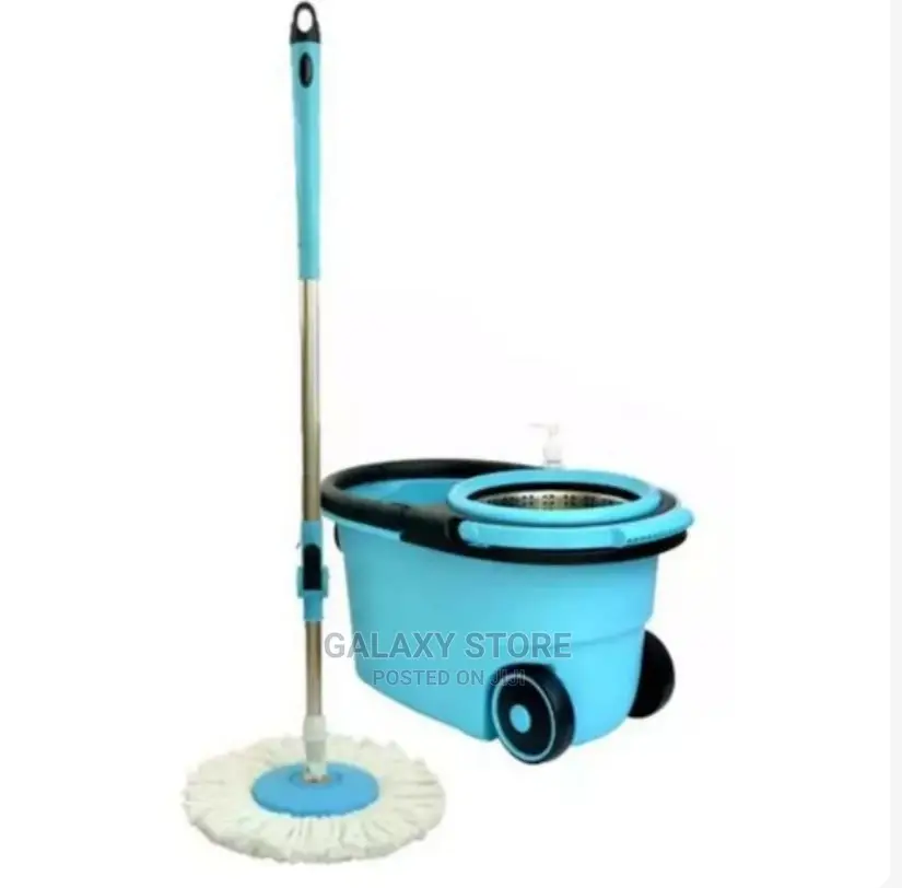360 Magic Spin Mop With Bucket- Color May Vary