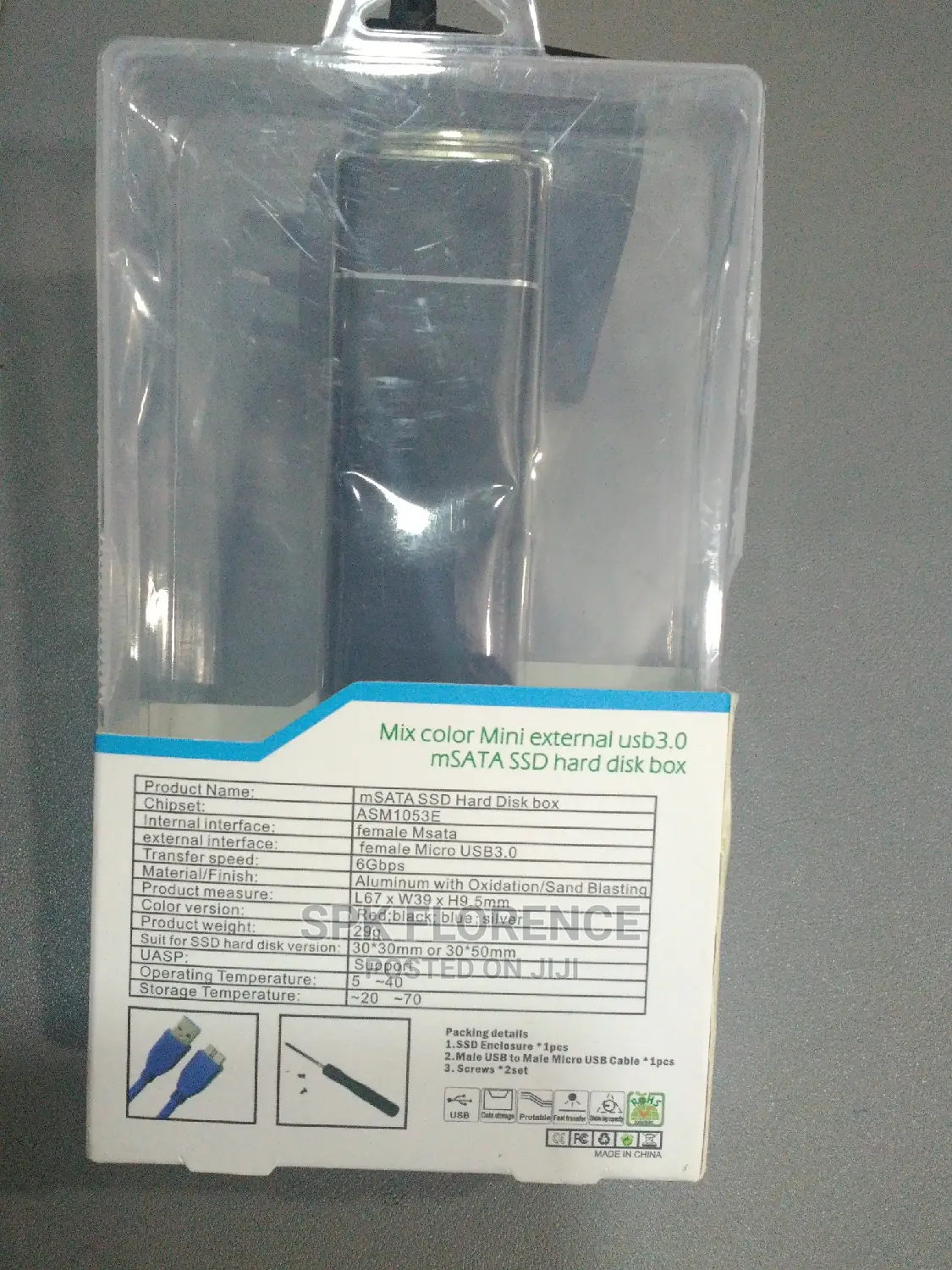 Mix Color Mini External Usb3.0 Msata