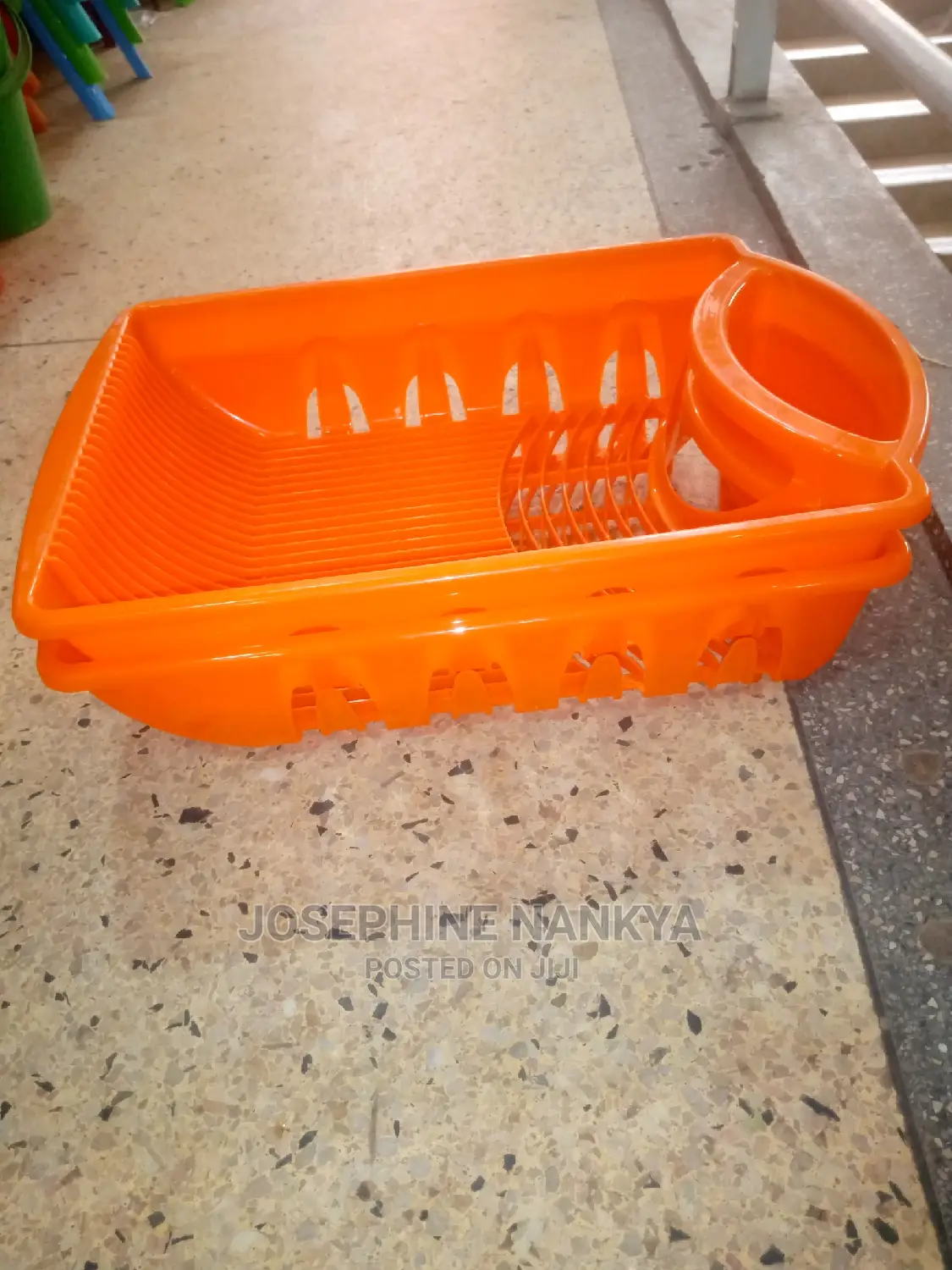 Plastic Dishrack, Orange