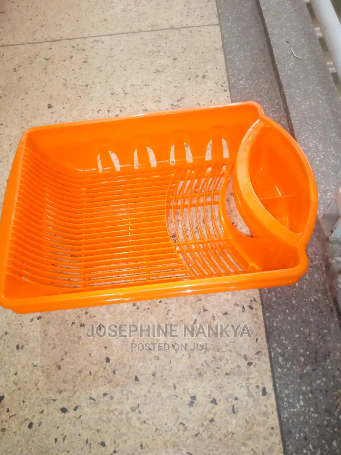 Plastic Dishrack, Orange