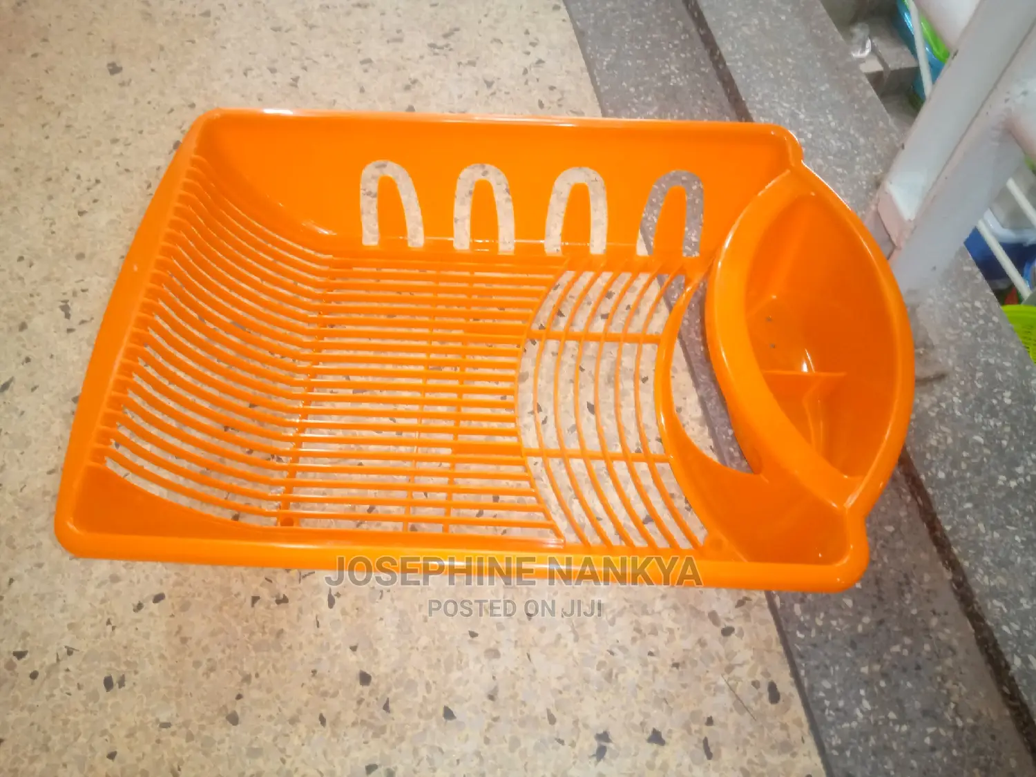 Plastic Dishrack, Orange
