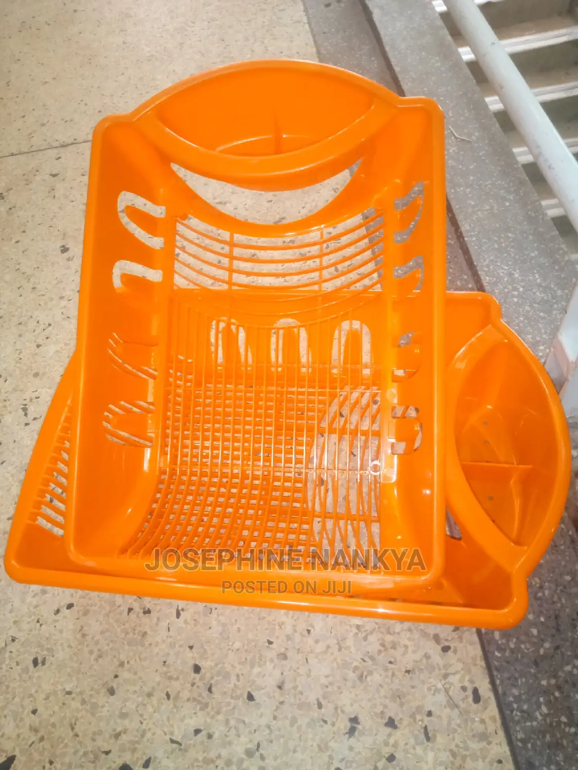 Plastic Dishrack, Orange