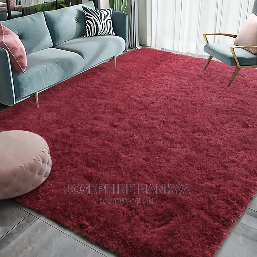 Sitting Room Carpets, Maroon Colour