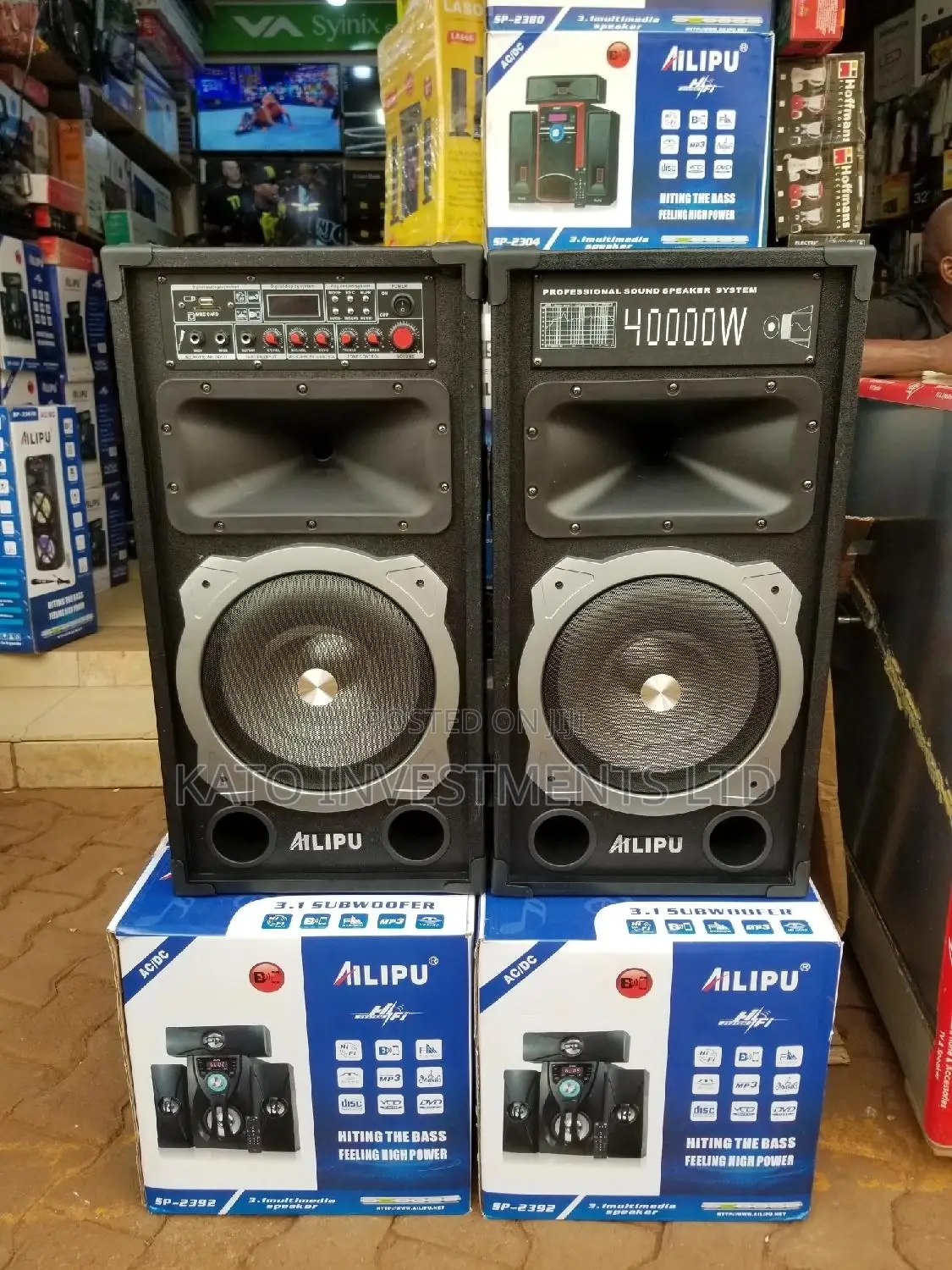 Alipu 40000wats Speakers