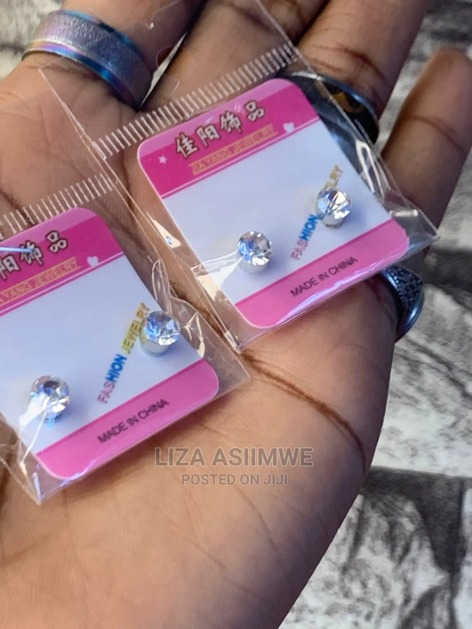Men’S Iced Magnetic Earpins