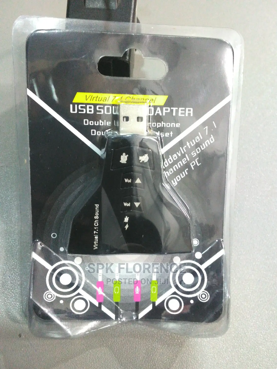 Usb Sound Adapter Virtual 7.1 Channel Sound