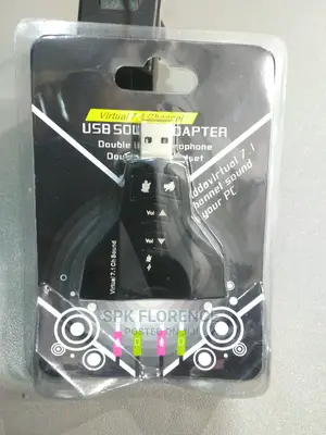 Usb Sound Adapter Virtual 7.1 Channel Sound