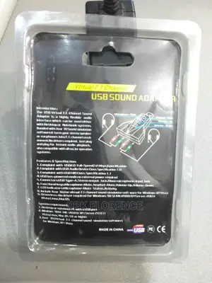 Usb Sound Adapter Virtual 7.1 Channel Sound