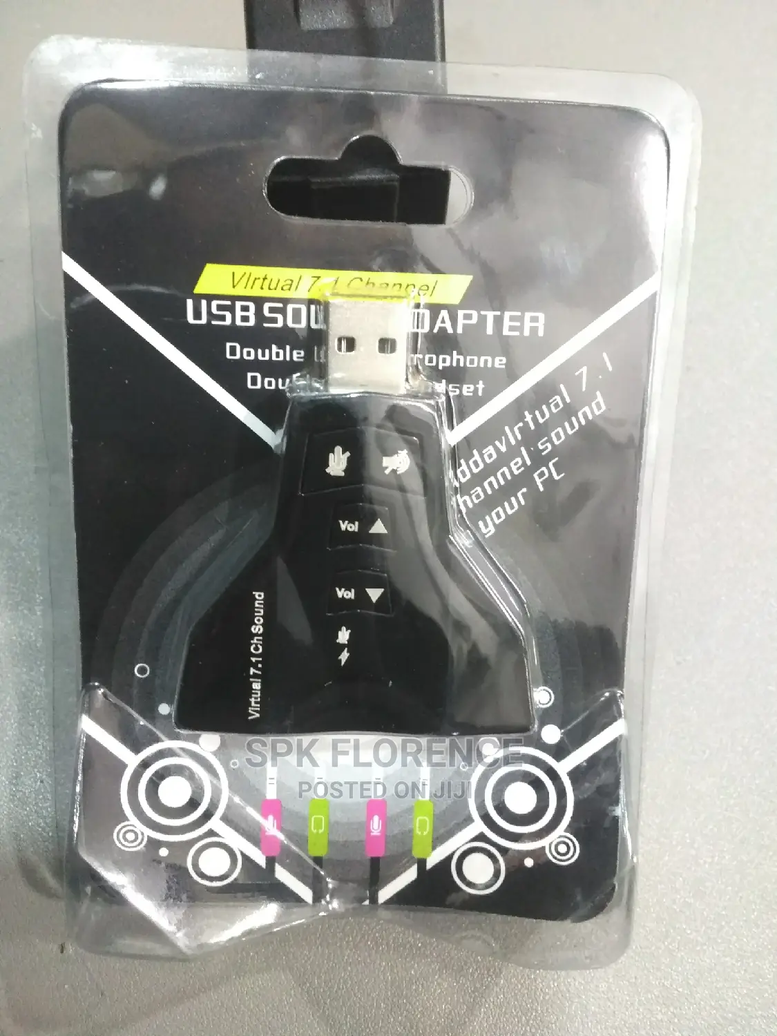 Usb Sound Adapter Virtual 7.1 Channel Sound