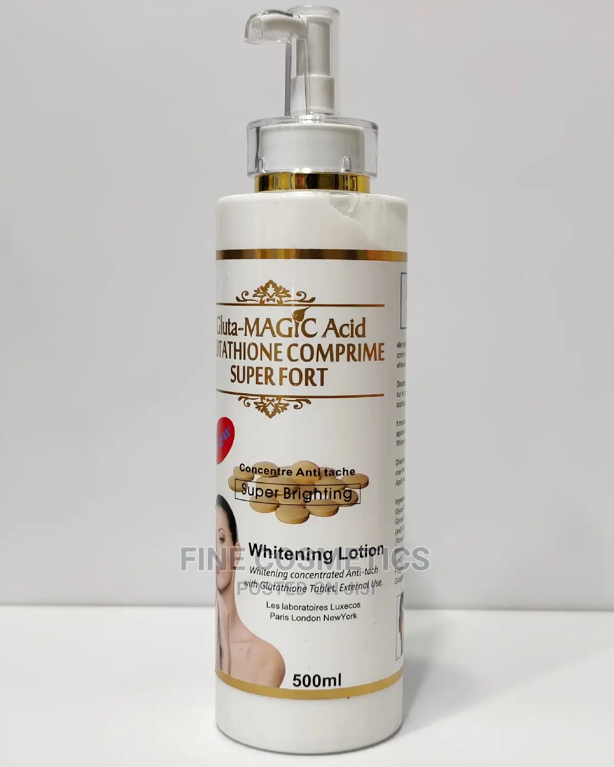 ORIGINAL Gluta Magic Glutathione Comprime Super Fort Lotions