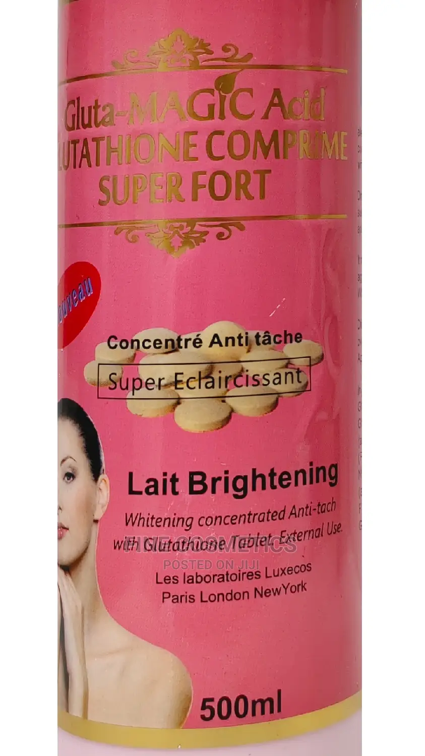 ORIGINAL Gluta Magic Glutathione Comprime Super Fort Lotions