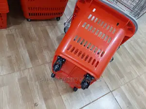 Supermarket Busket Trolleys Red Colour on Sale at 140k