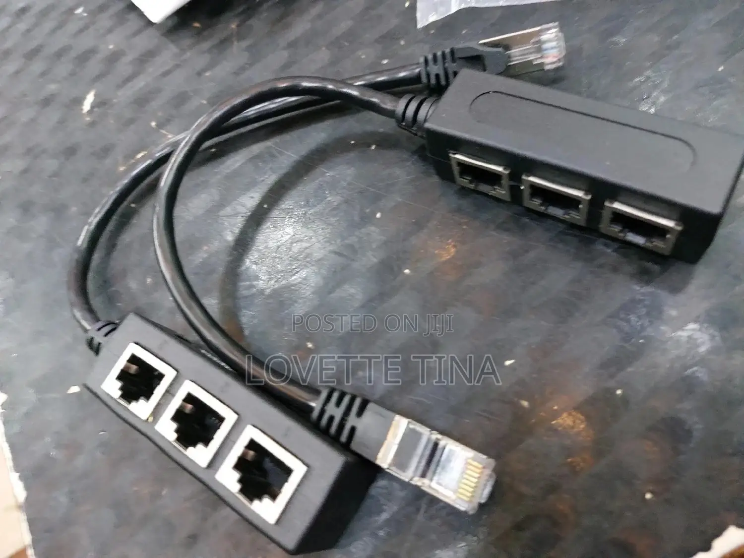 Rh45 Ethernet Splitter Male to Female Rj45 3ports
