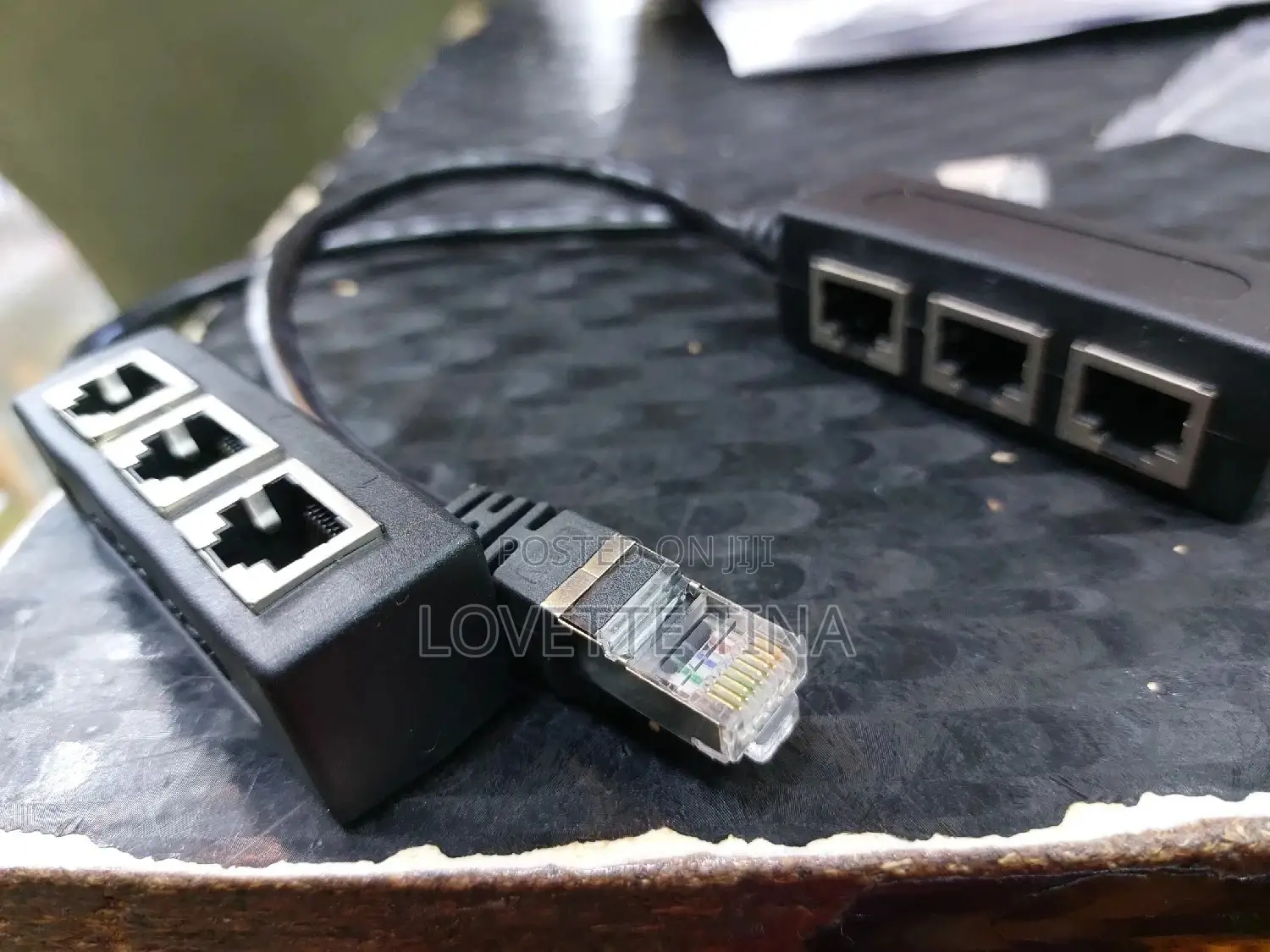 Rh45 Ethernet Splitter Male to Female Rj45 3ports