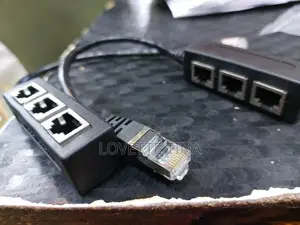 Rh45 Ethernet Splitter Male to Female Rj45 3ports