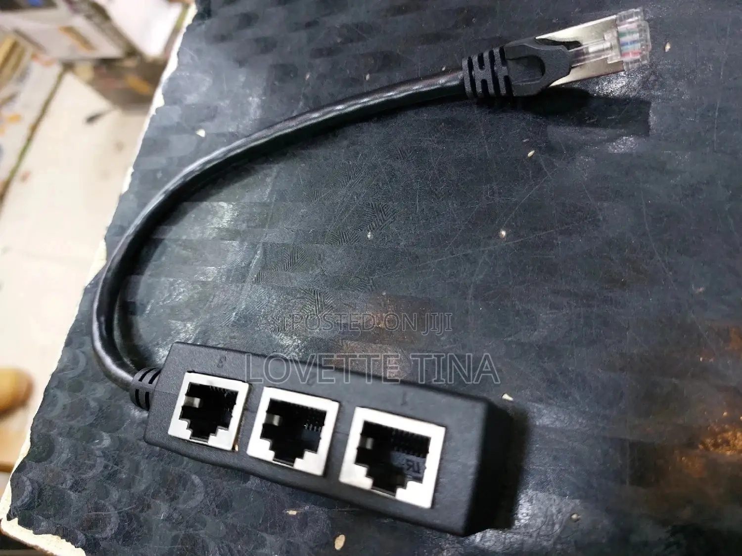 Rh45 Ethernet Splitter Male to Female Rj45 3ports