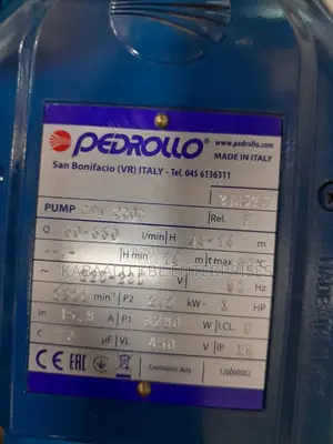 Pedrollo-Italy Surface Water Pump 3HP (Booster Pump)