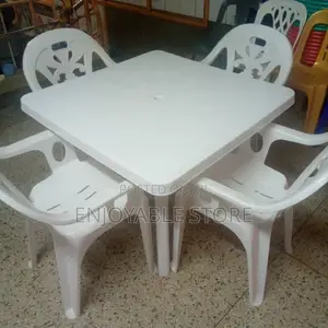 Plastic Table Chairs Set