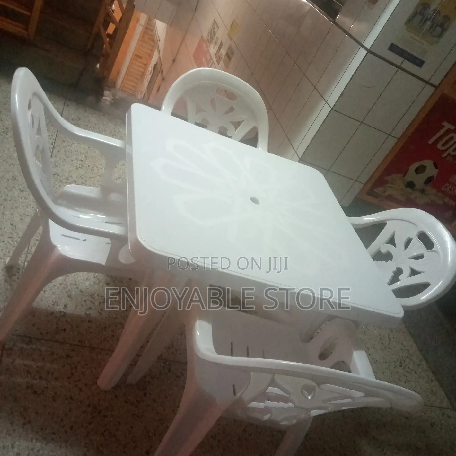 Plastic Table and Chairs