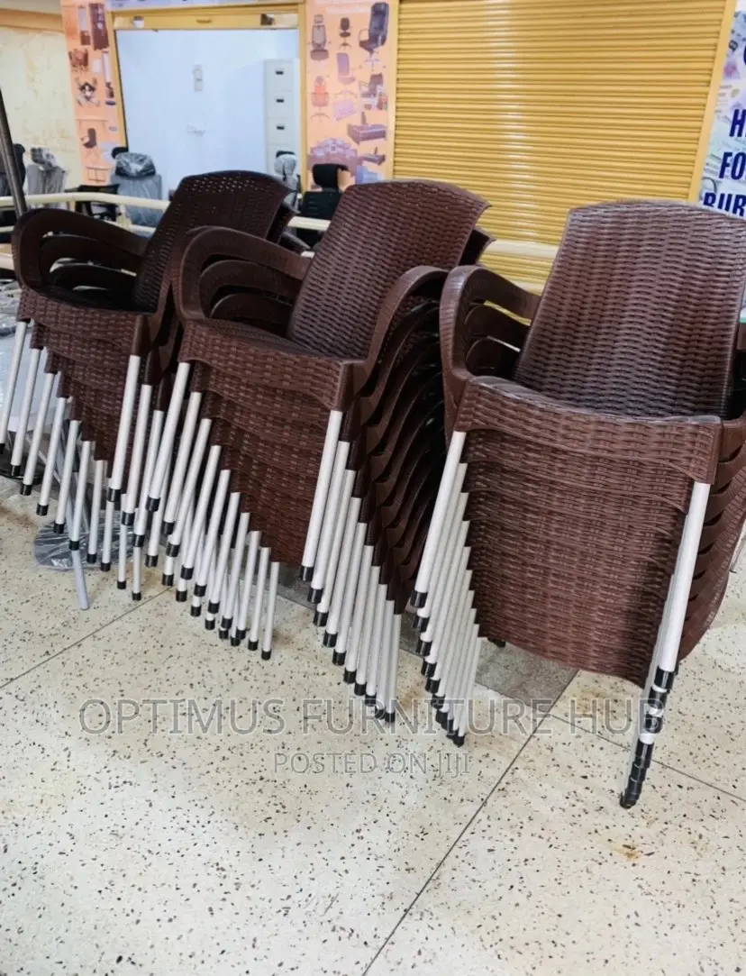 Plastic Chairs (Coffee Brown)