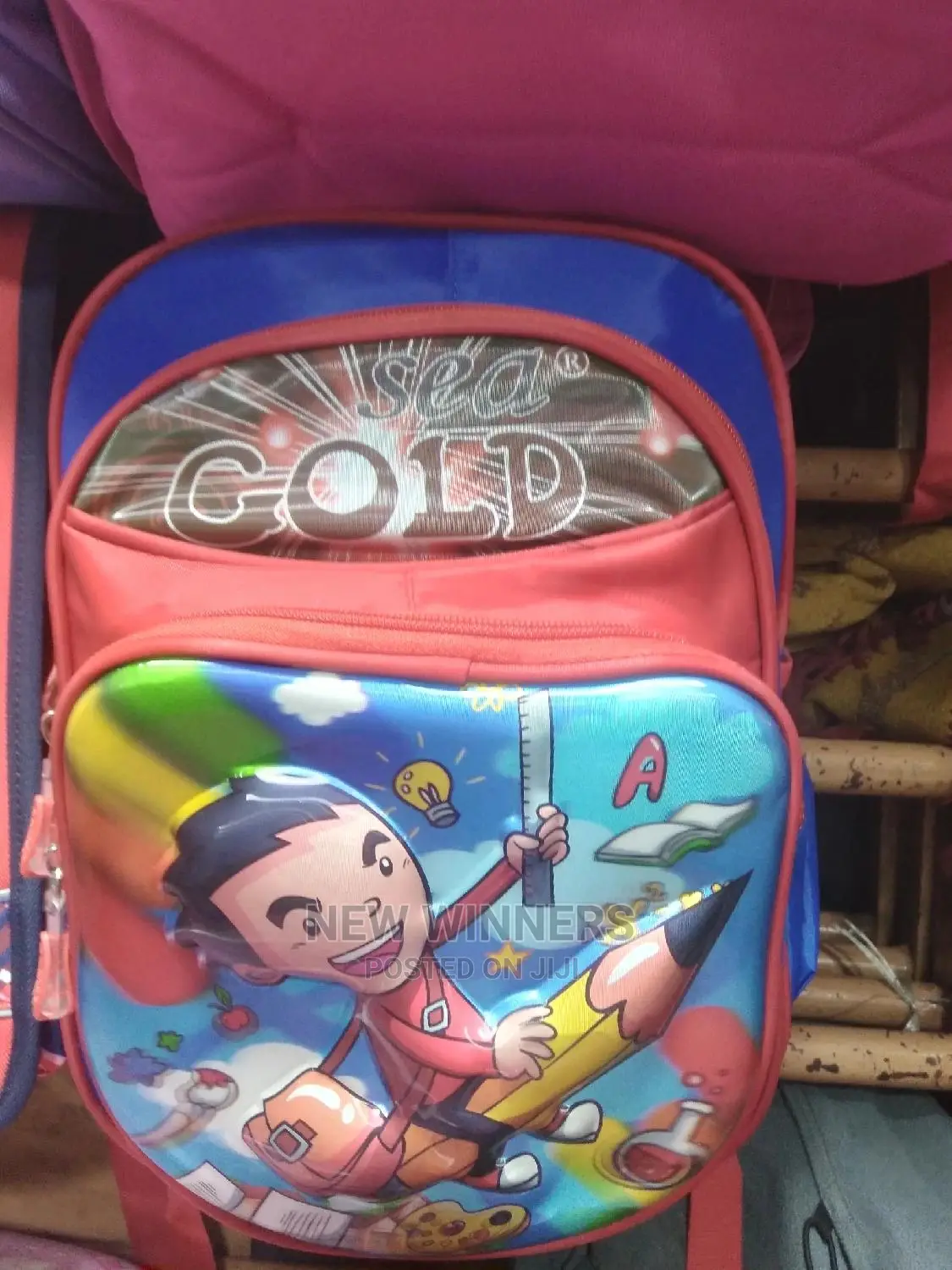 See Gold Baby Bag