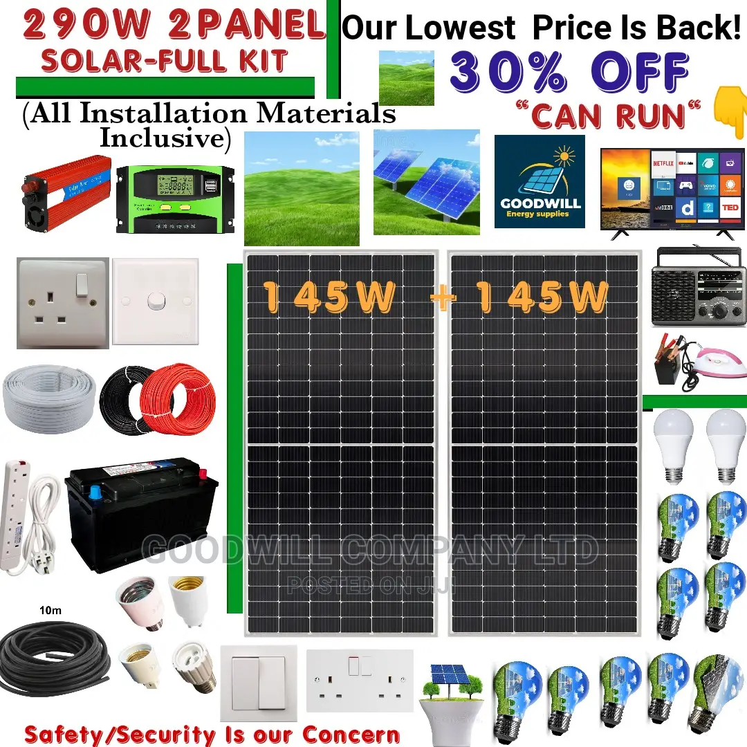 290W Solar System Full Kit