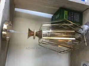 Golden Pendant Lamp Holder