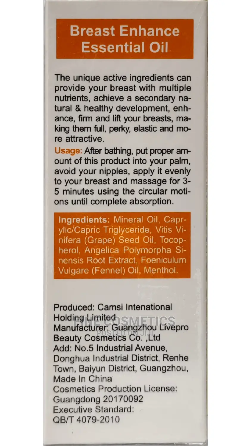 Breast Lifting Enlargement Essential Oil and Chest Lifting