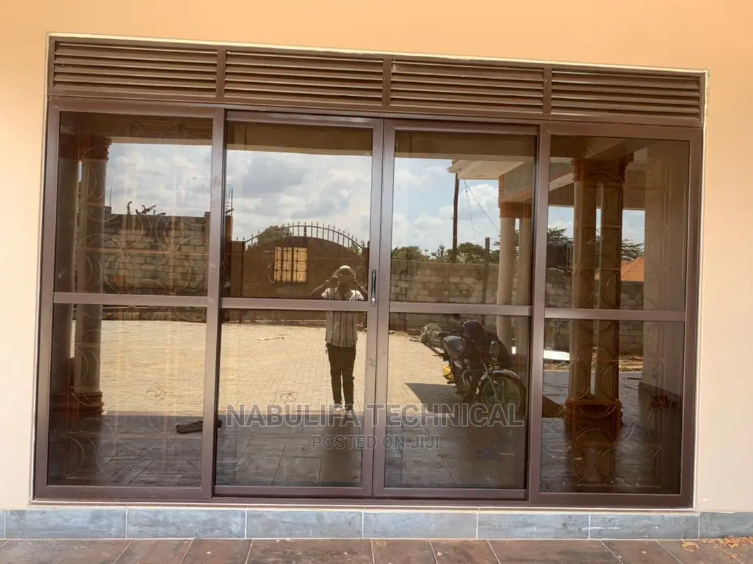 Chocolate Color Aluminium Front Door
