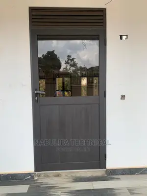 Half Panel and Half Glass Aluminium Swing Door