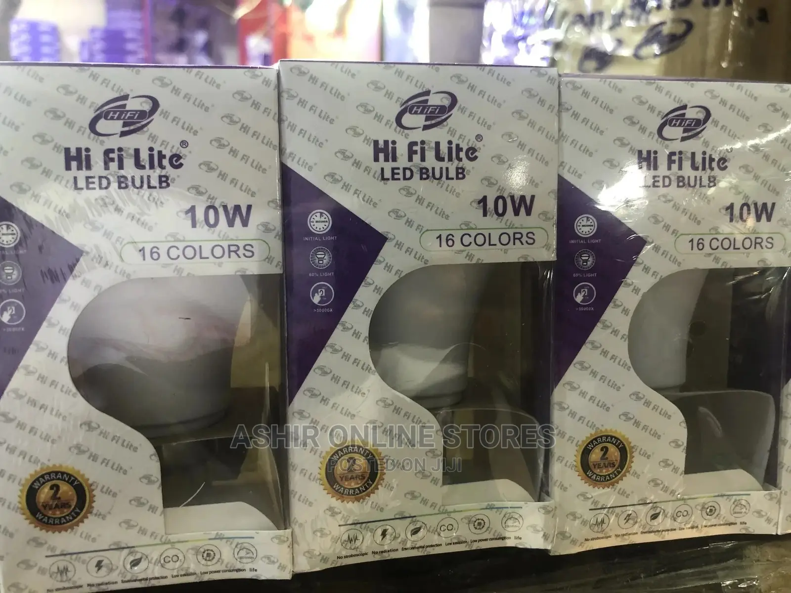 Multicolored LED Bulb for 10watts