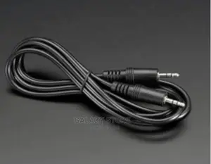 Aux Audio Cable Jack to Jack 3.5mm to 3.5mm 1.5m - Black.