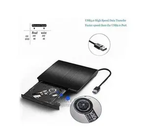 Cd Writer External Usb 2.0 DVD Rw Cd Writer Slim Drive Burner Reader