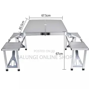 Picnic Camping Table and Chair [5in1]