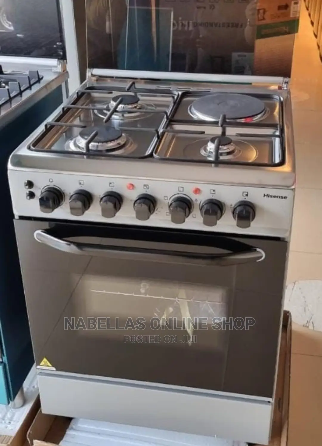 Hisense 3+1 60*60cm Gas Cooker With Electric Oven in Central Division