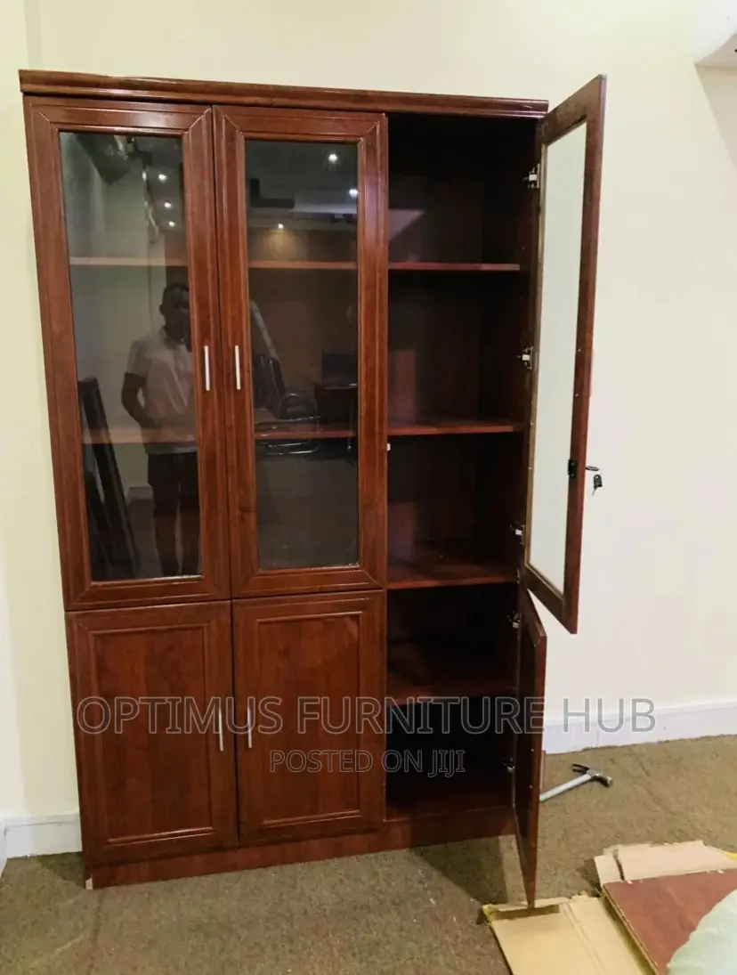 Wooden File Cabinet (3 Doors)