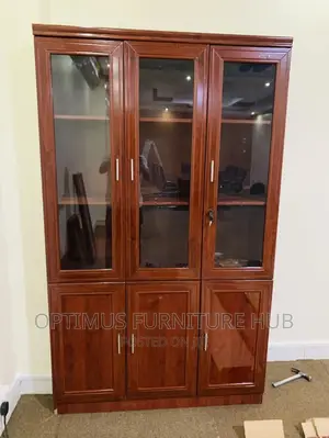 Wooden File Cabinet (3 Doors)