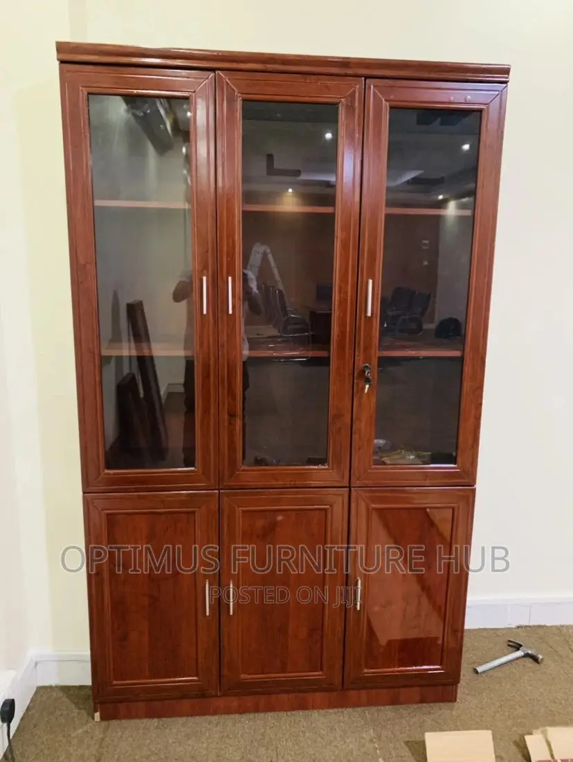 Wooden File Cabinet (3 Doors)