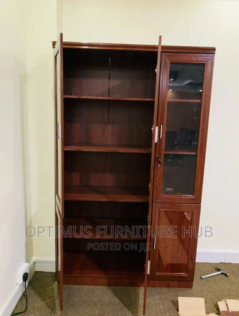 Wooden File Cabinet (3 Doors)
