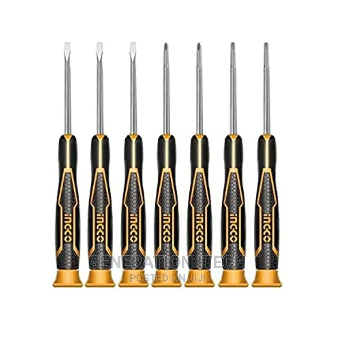 Precision Screwdriver Set- 7 Pieces -Ingco
