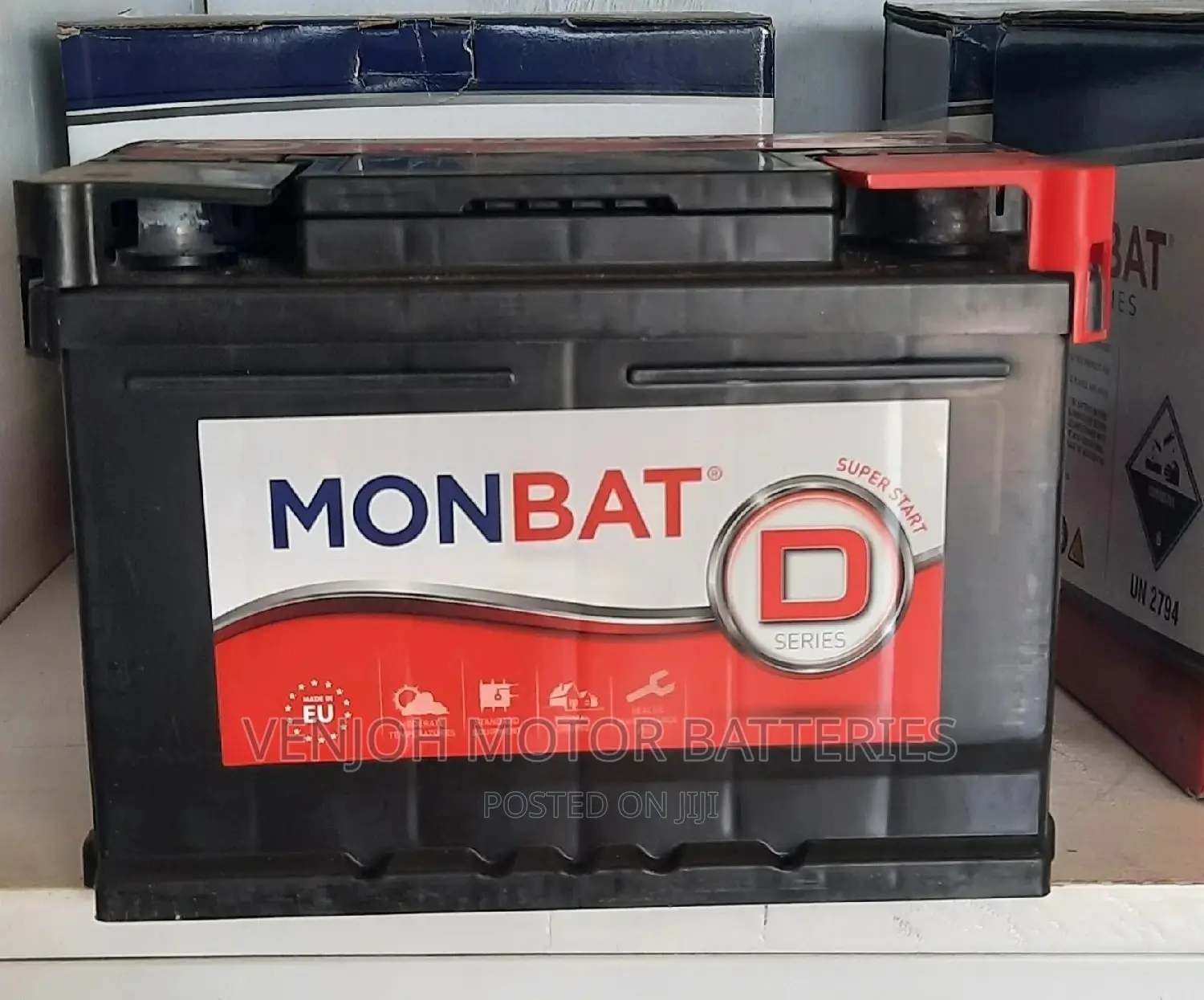 Din55 Monbat Made in Europe Car Battery