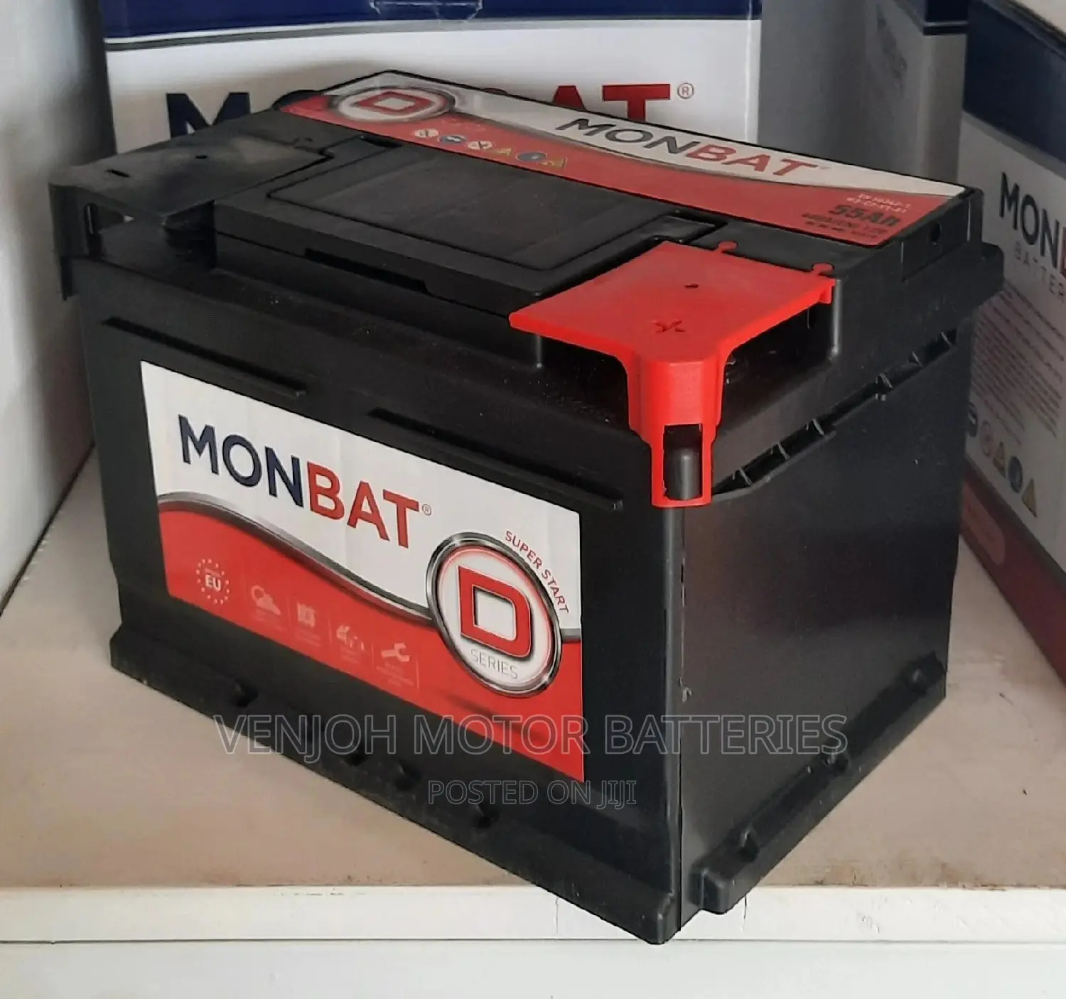 Din55 Monbat Made in Europe Car Battery