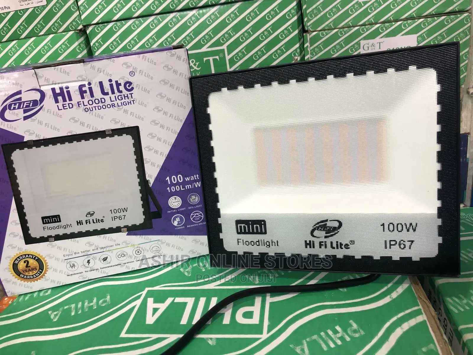 Warm White Flood Light for 100watts