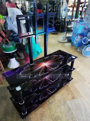 Glass Tv Stand With Tv Mount