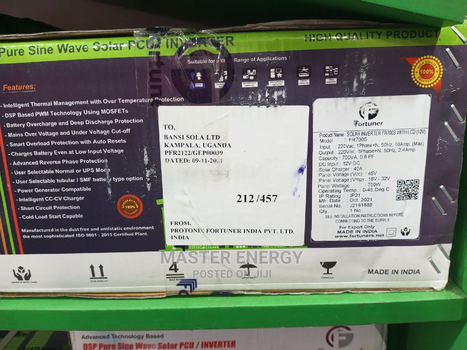 700va Fortuner Pure Sine Wave Inverter
