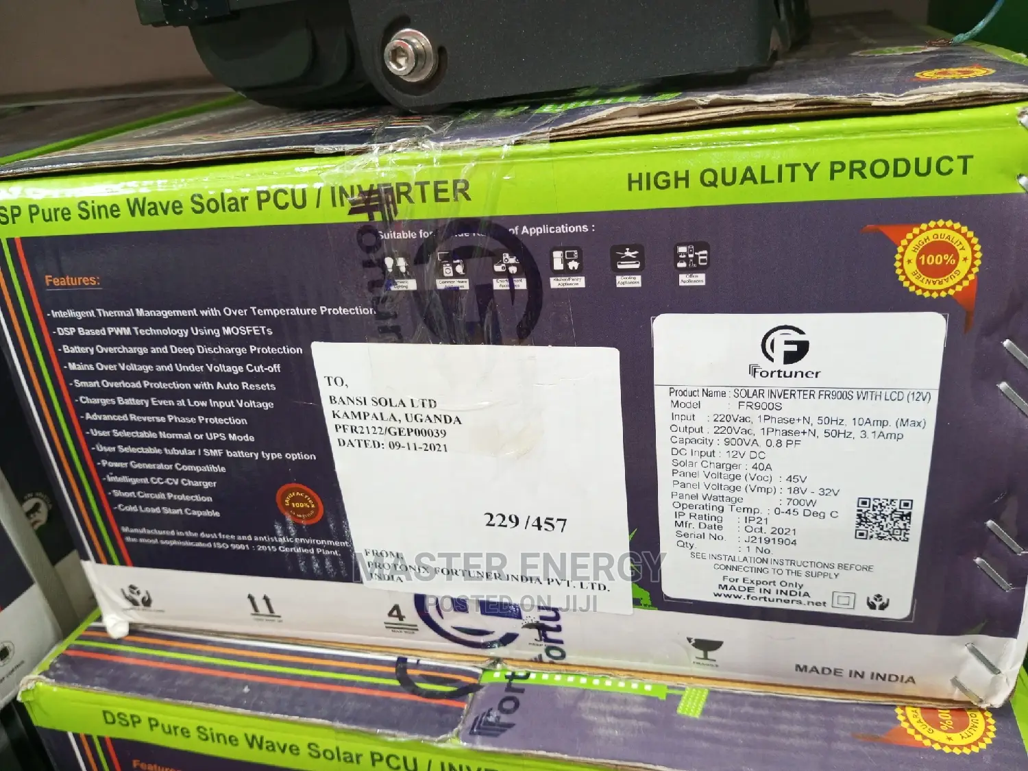 900va Fortuner Pure Sine Wave Inverter