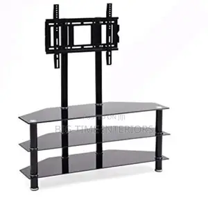 Classic Glass Tv Stand With Tv Mount
