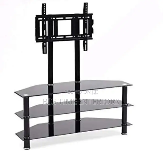 Classic Glass Tv Stand With Tv Mount